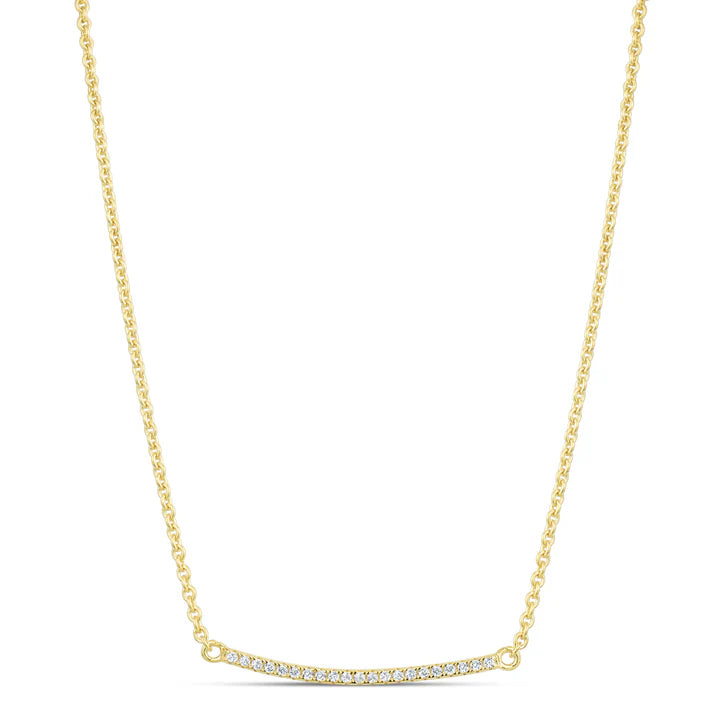 Bar Necklace in Yellow