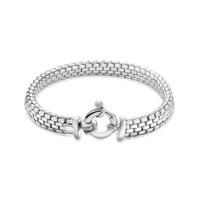 Oro Link Bracelet in White