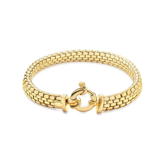 Oro Link Bracelet in Yellow