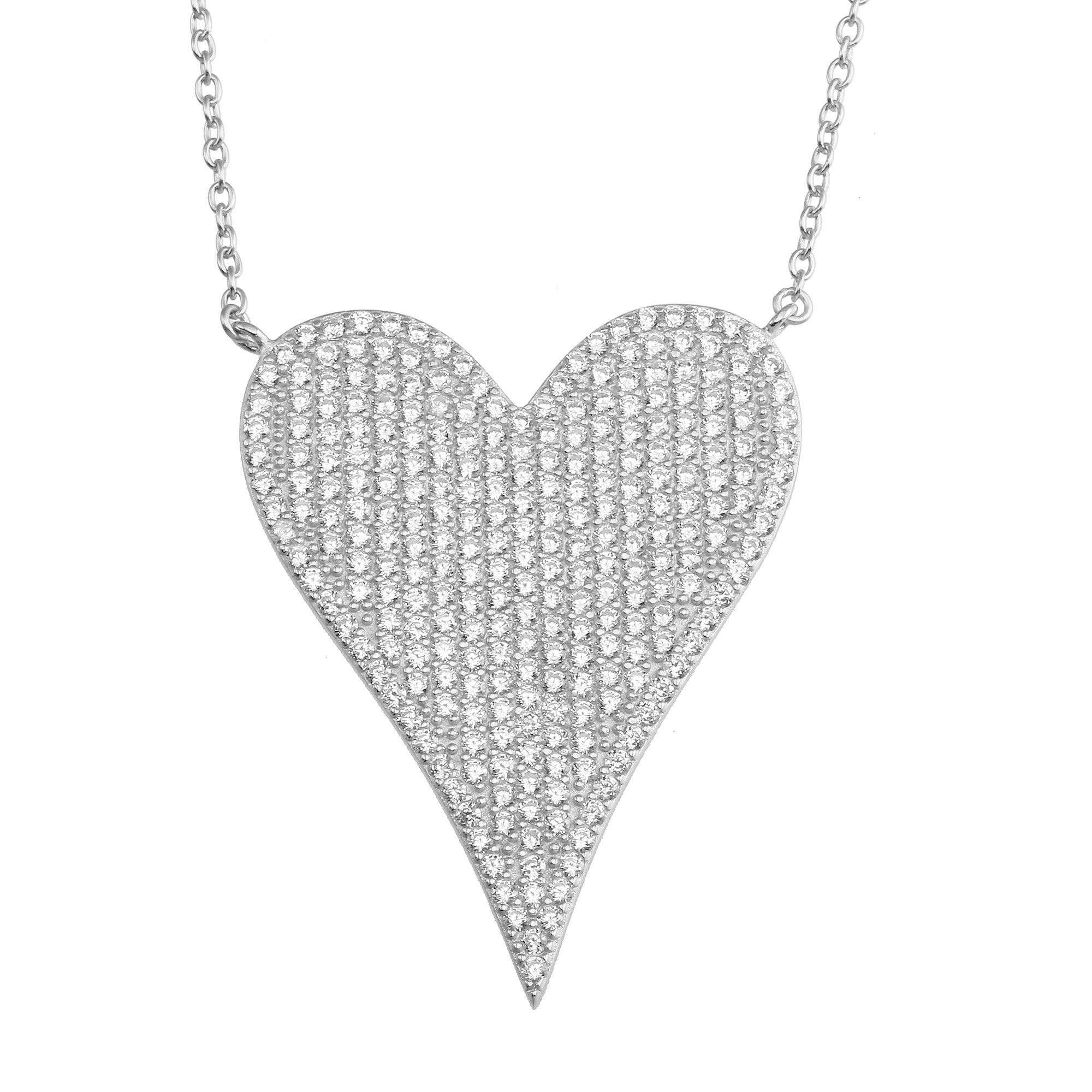 Jumbo Heart: Silver