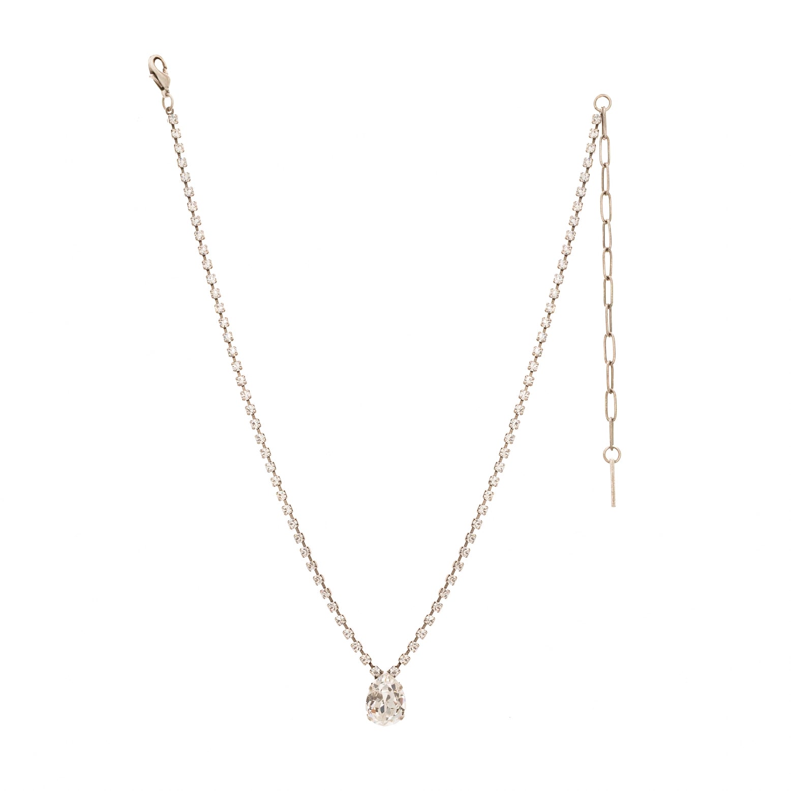 TOVA-Milli Necklace in Clear and Yellow gold