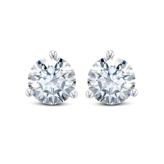 0.75CT Martini Studs in White