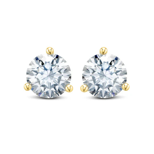 2CT Martini Studs in Yellow