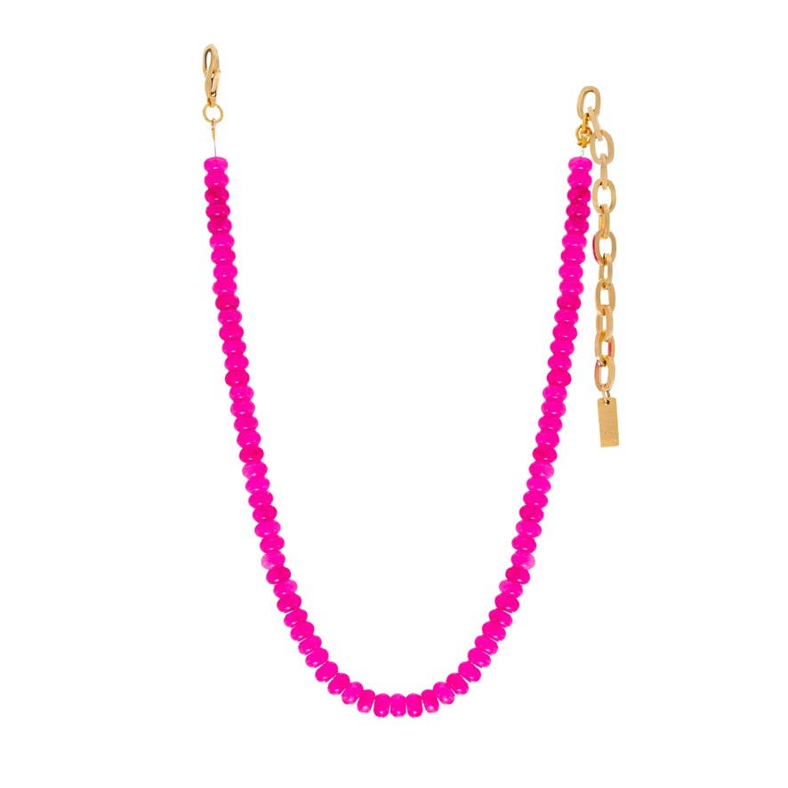 Pollyanna Necklace: Hot Pink