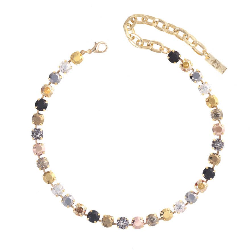 TOVA-Oakland Necklace Metallic Mix: Gold