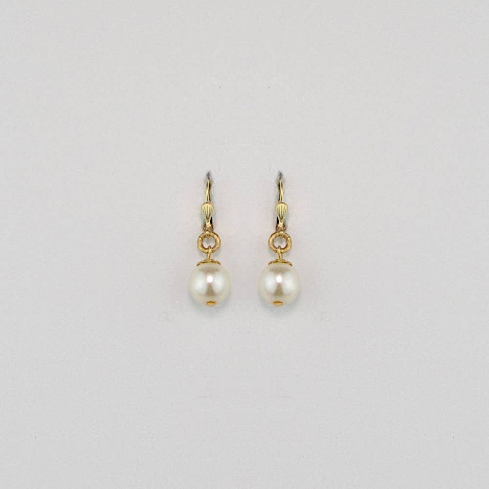 Simply Coco Earring: Cream Pearl