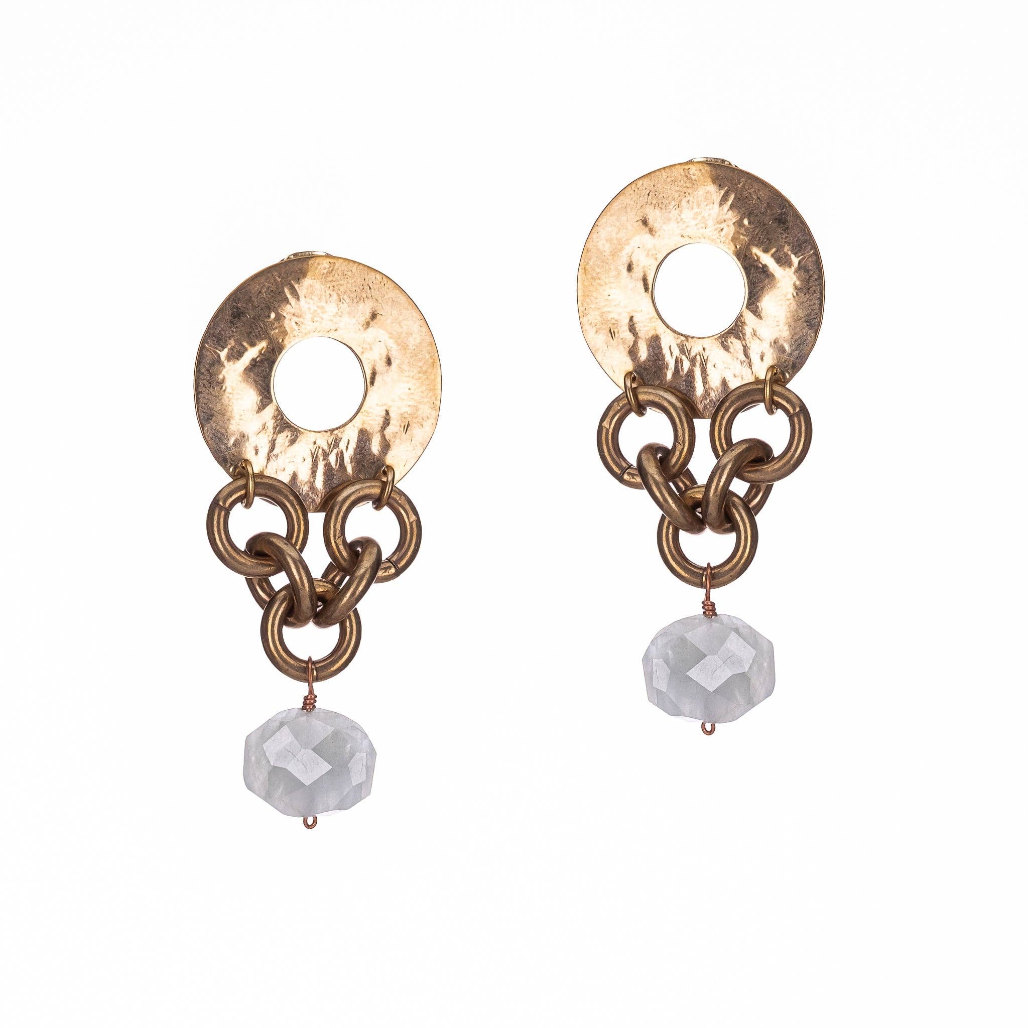 HG-SS26 Mara Earrings: Aquamarine