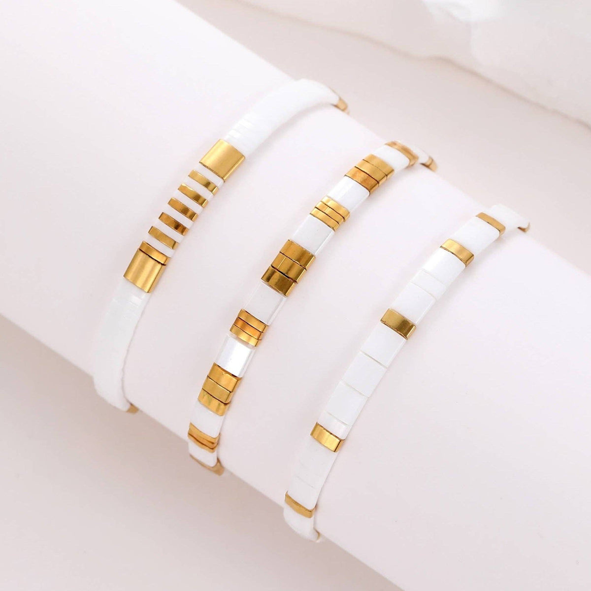 KOSS-Parure Gotha - Bracelets de Perles (Pour Lui): M (17-20 cm)