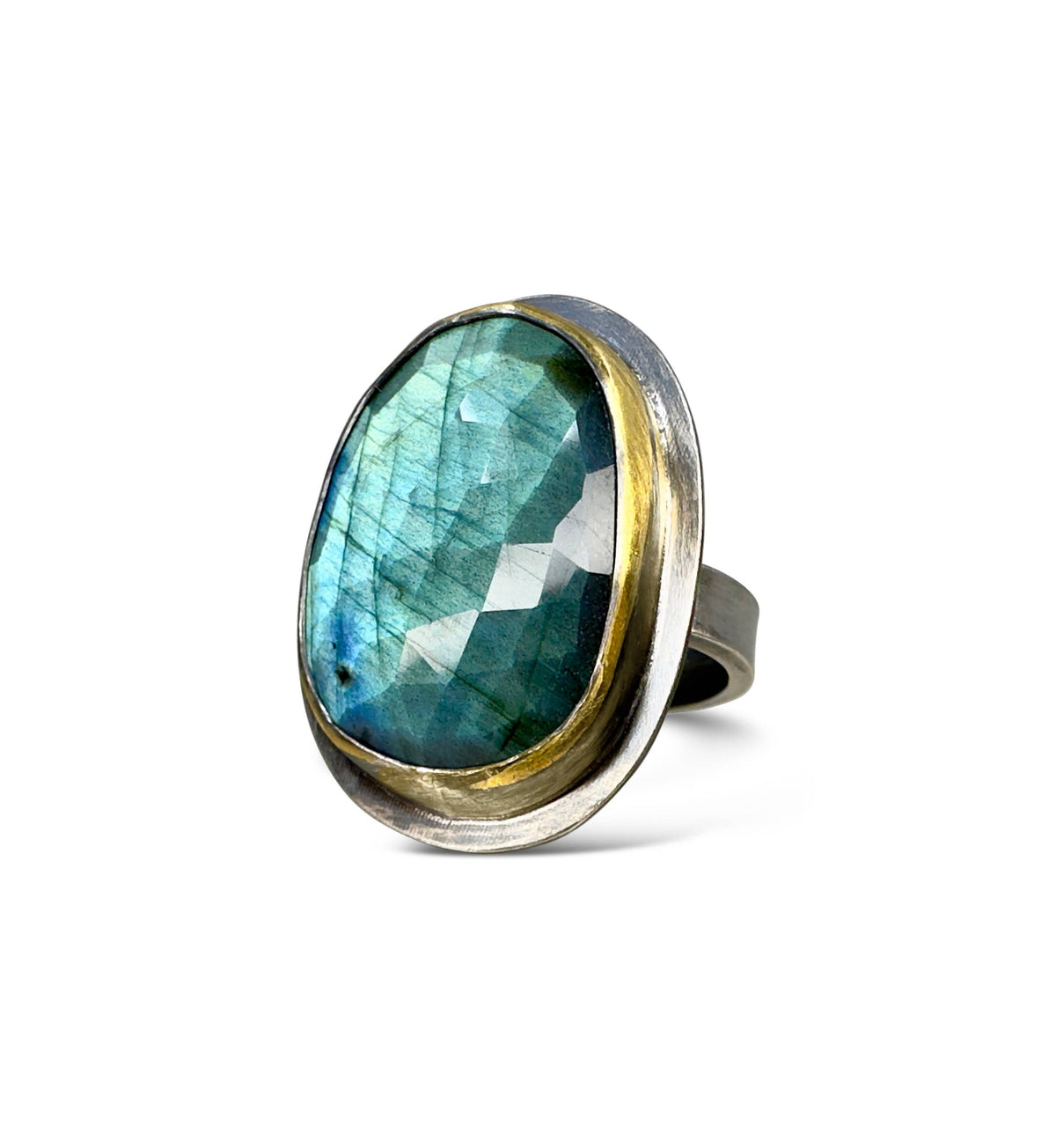 ATS-Large Labradorite Slab Ring