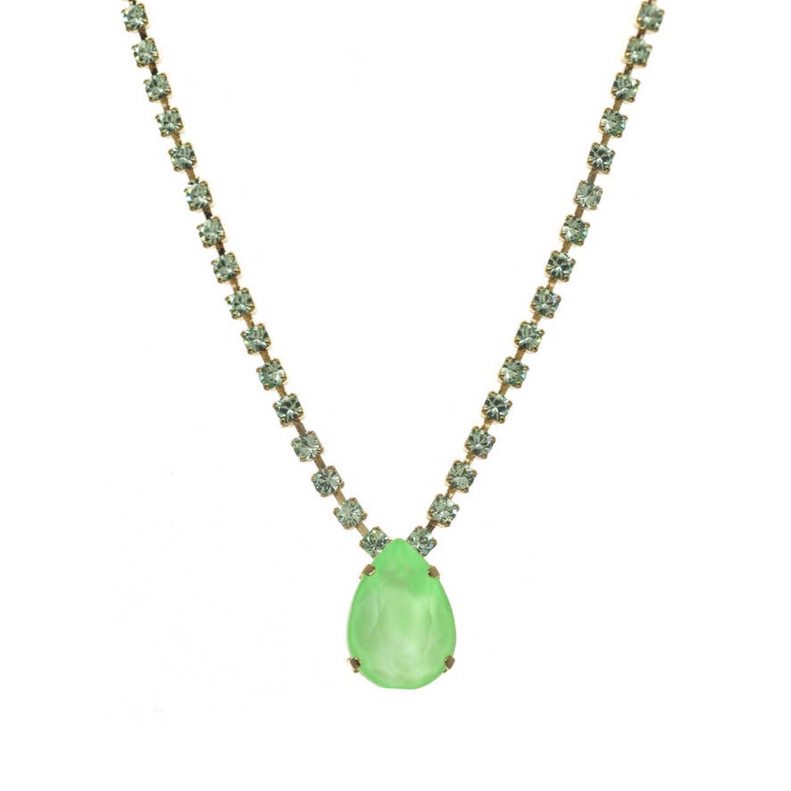 TOVA-Milli Necklace in Electrics: Electric Green