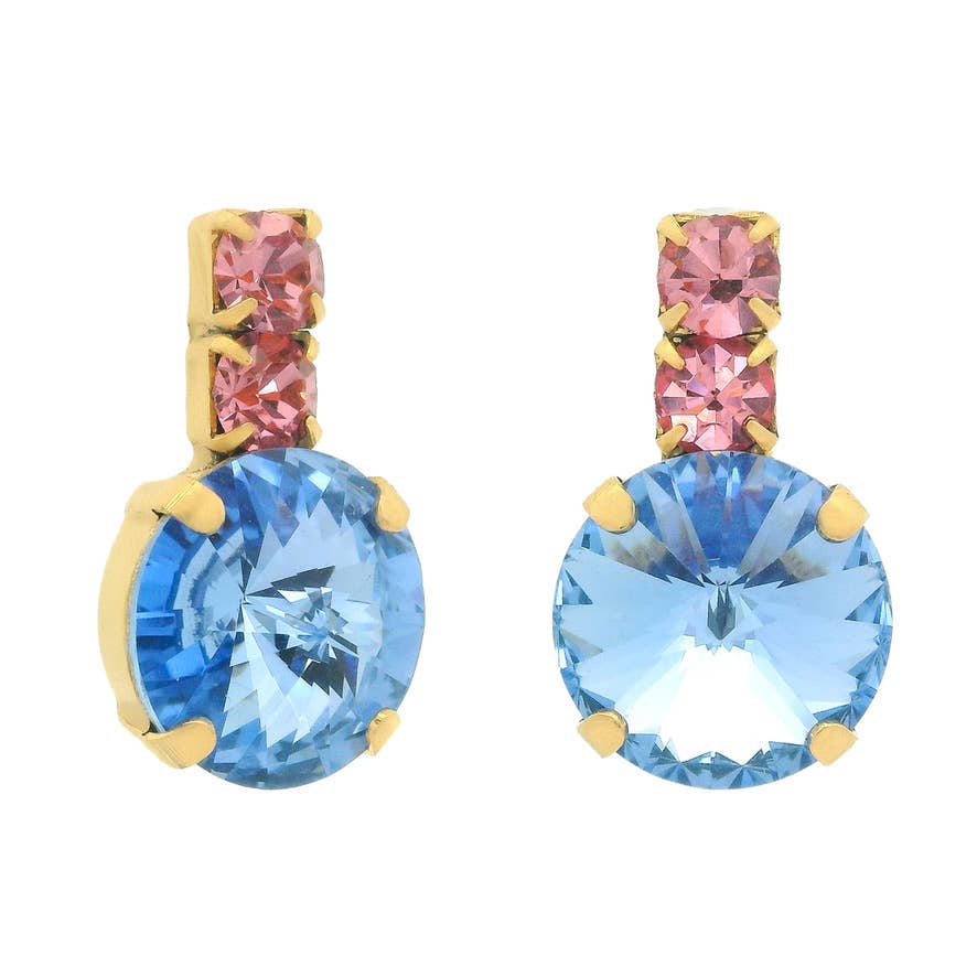 TOVA-Dee Earrings in Light Sapphire