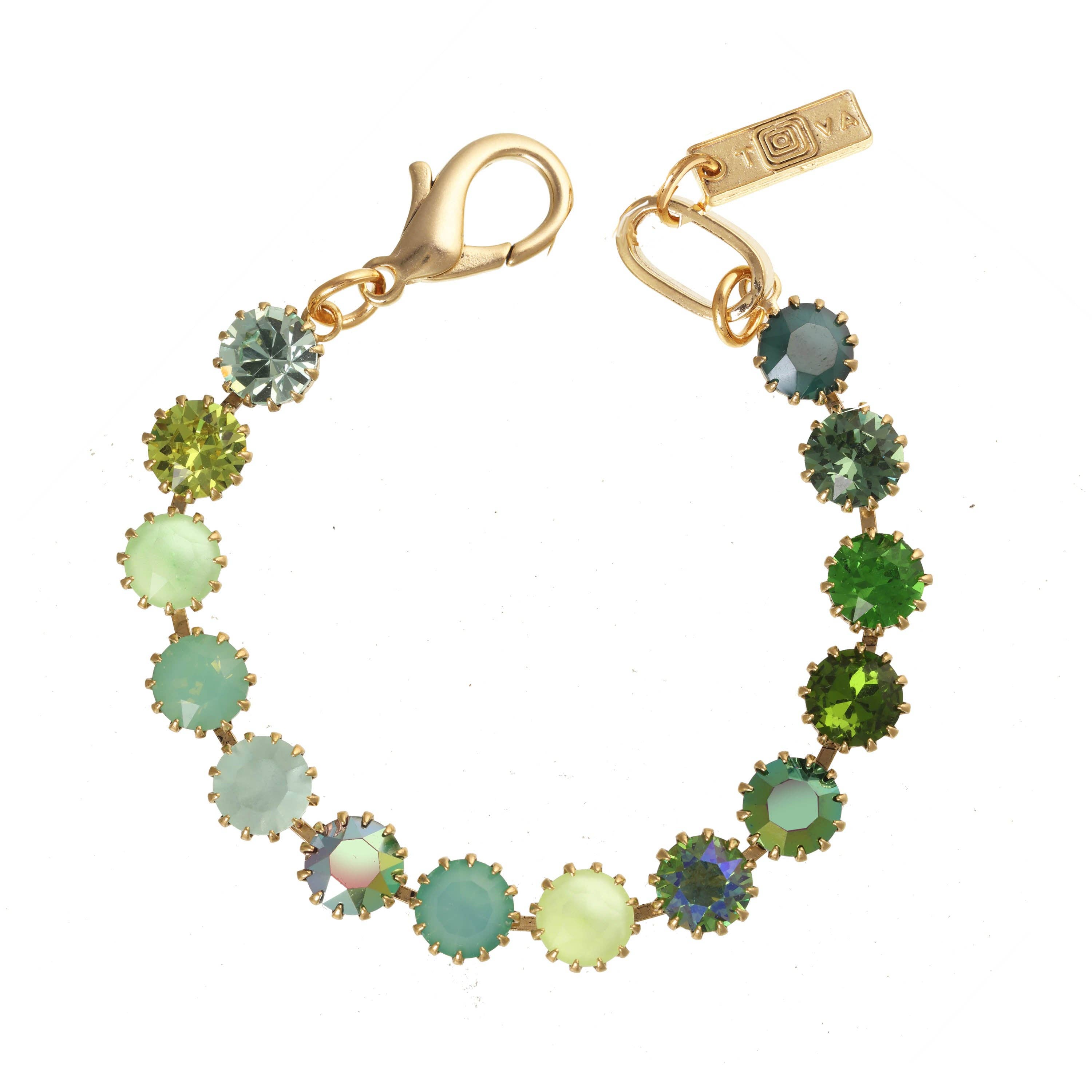 TOVA-Chrisley Bracelet in Greens