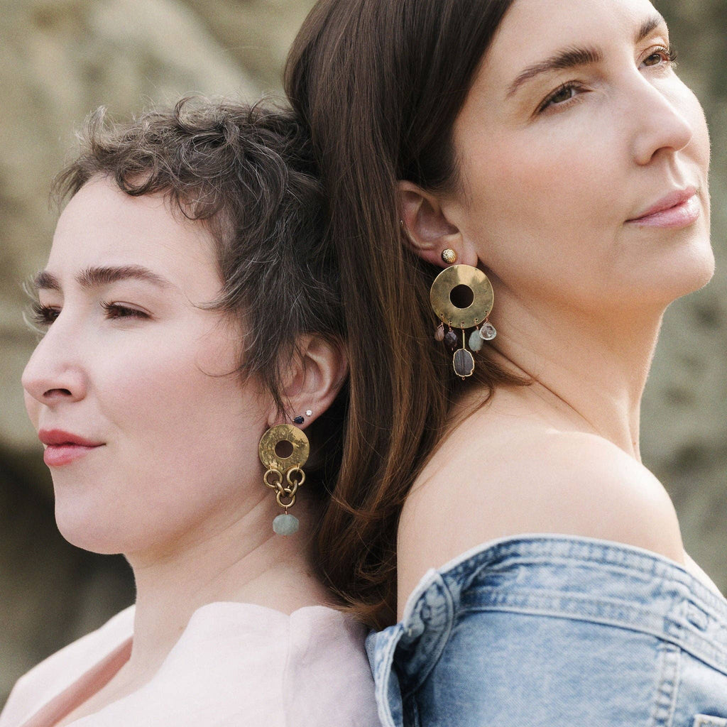HG-SS26 Mara Earrings: Aquamarine