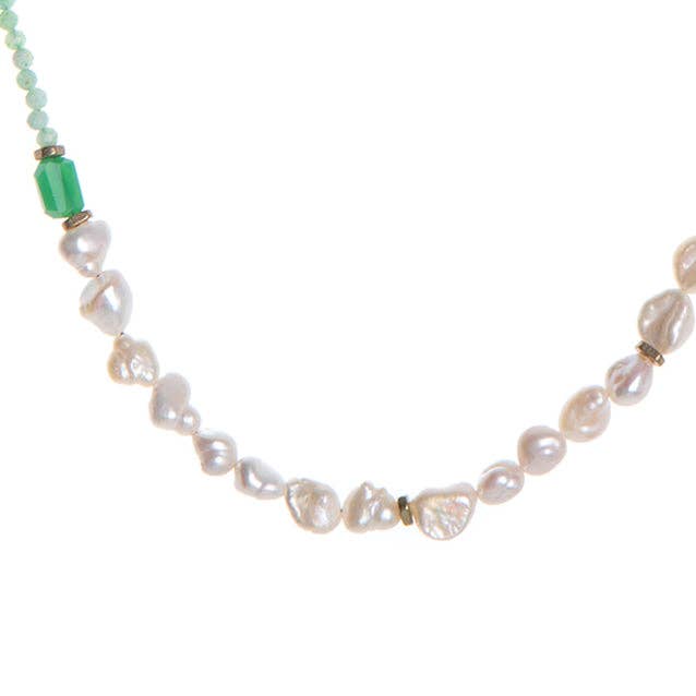 HG-Eliane Necklace: Chrysoprase