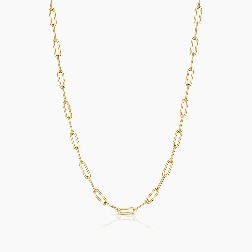 Finn Necklace | 22": 14k Gold Plated