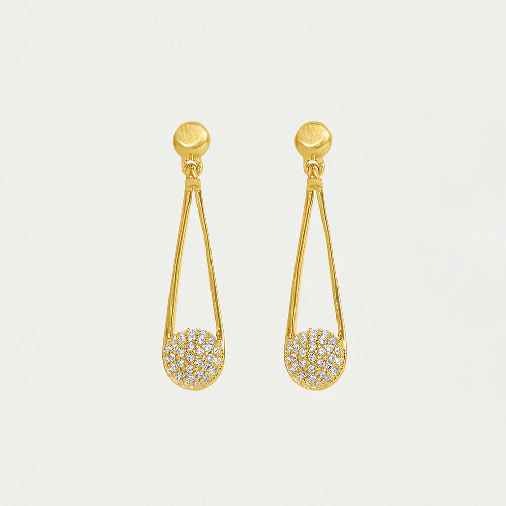 DD-Tiny Pave Ipanema Earrings