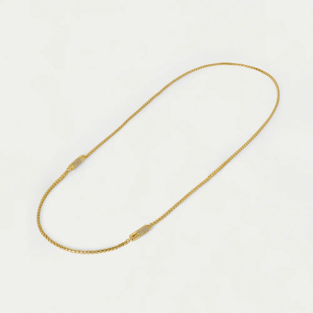 DD-Juliette Pave Station Necklace