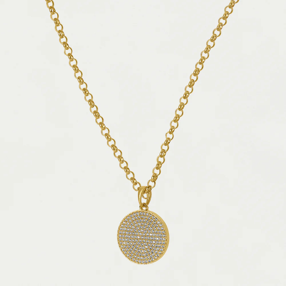 DD-Mirabeaux Pave Long Pendant