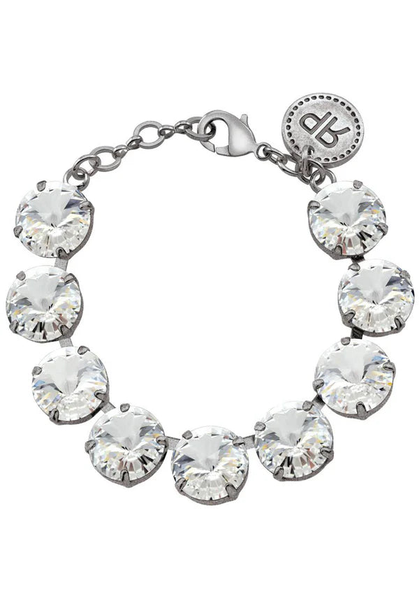 RP-Crystal Silver  Rivoli Bracelet