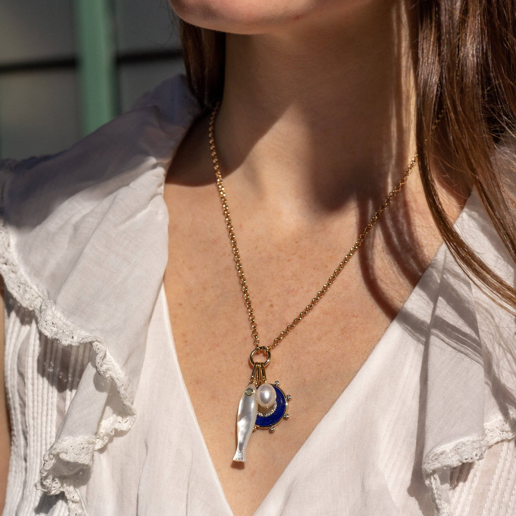 Fortuna Mother Of Pearl Charm