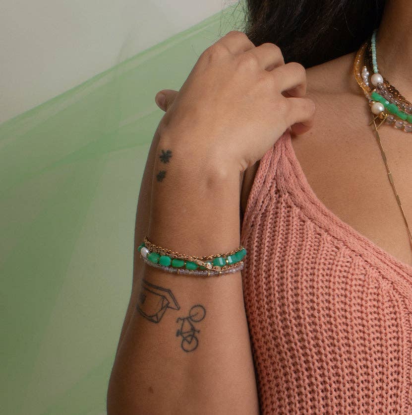 HG-Altan Bracelet: Chrysoprase