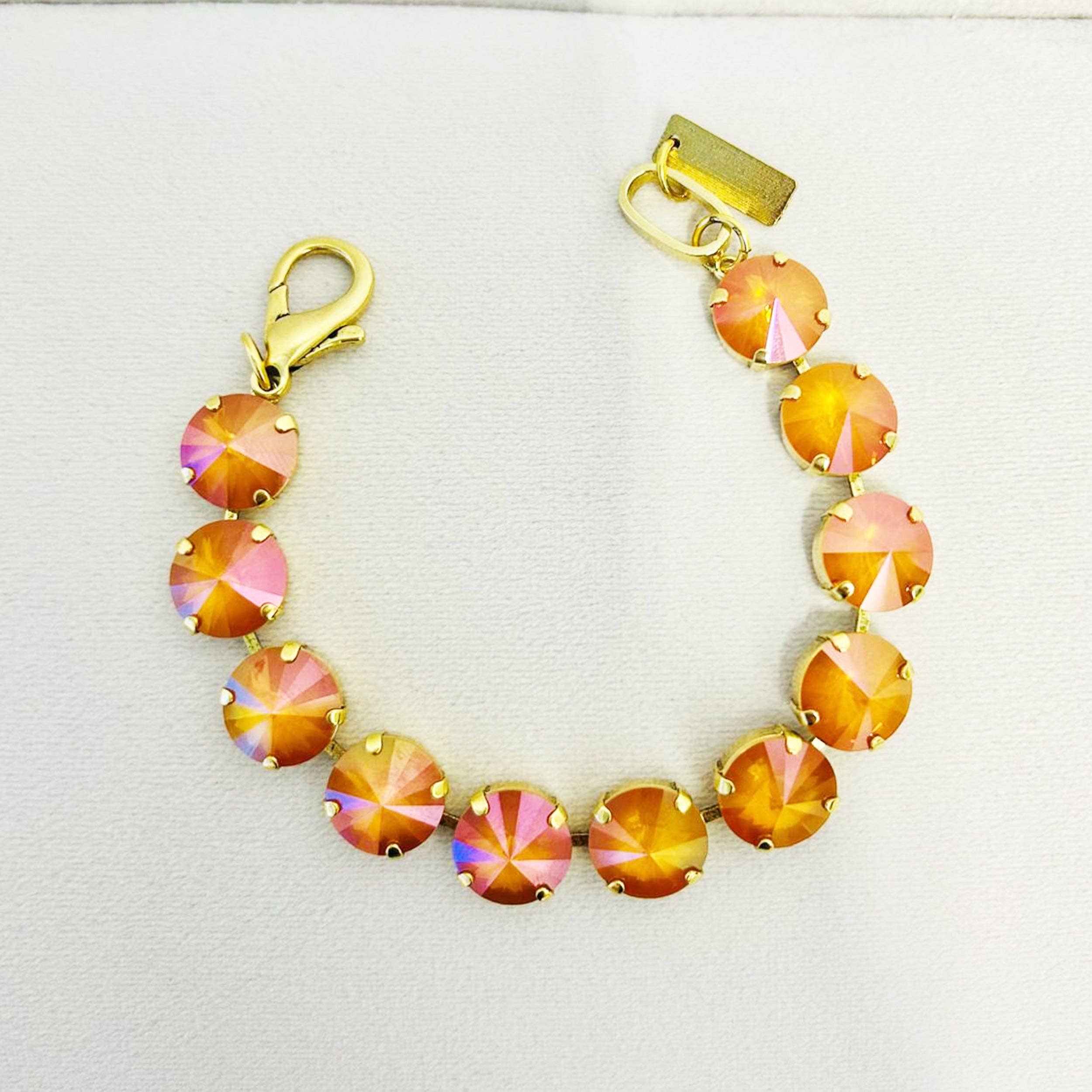 TOVA-Croatia Bracelet in Fairy Dust: Summer Blush Linen Ignite