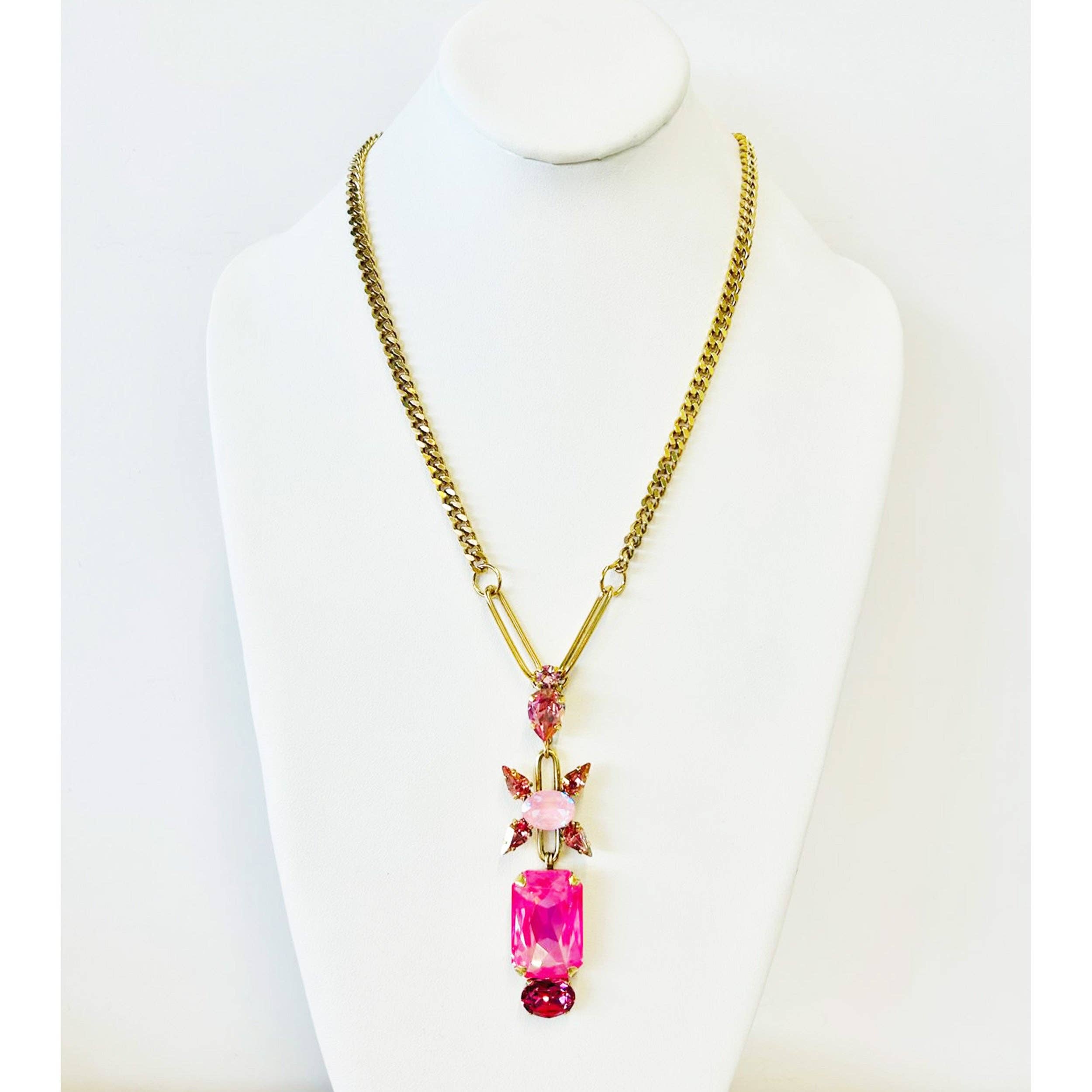 Sylwen Necklace: Ultra Fuchsia Moon