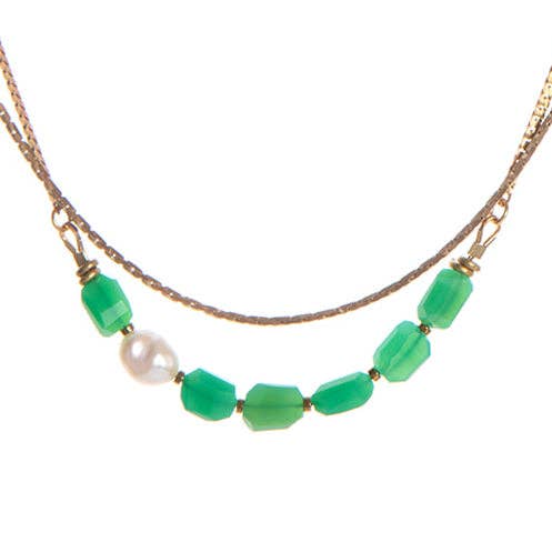 HG-Altan Necklace: Chrysoprase
