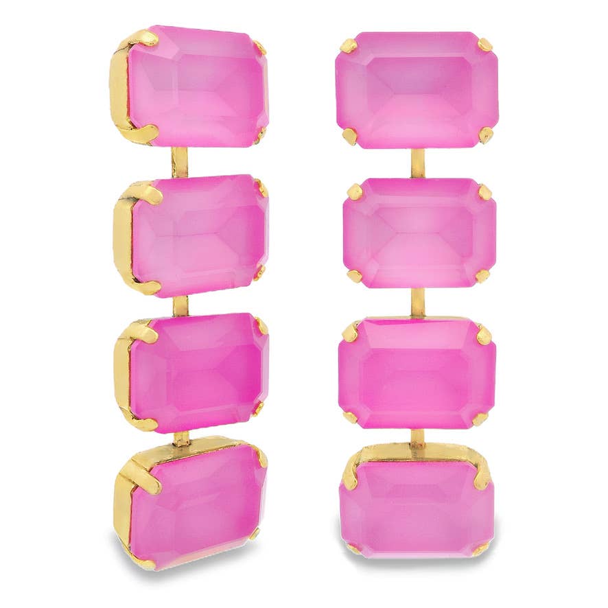 TOVA-Whitney Earrings in Fairy Dust / More Colors: Ultra Orchid