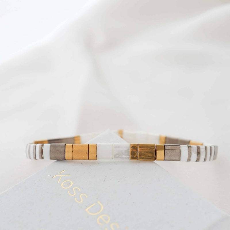 KOSS-Parure Sun - Bracelet de perles: 17-20 cm (L/XL)