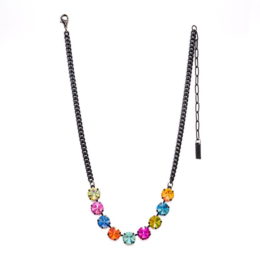 TOVA-Mini Sofia Necklace in Smutt Watermelon: Watermelon Multi