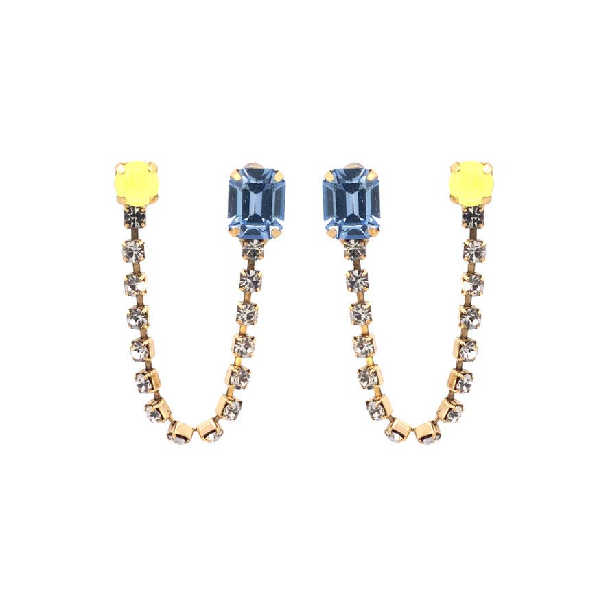 TOVA-Dalia Earrings: Provence Lavender