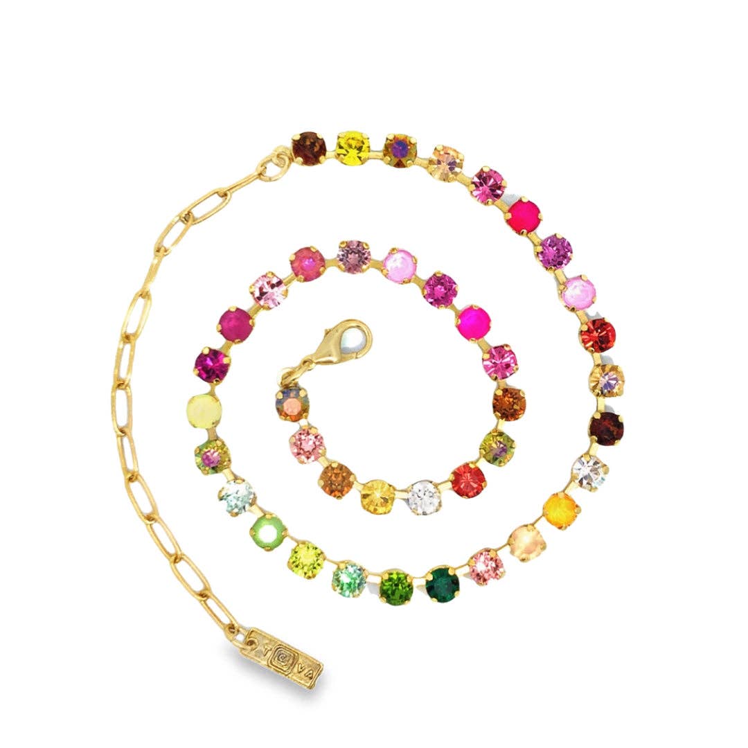 TOVA-Sarina Necklace in Pink Ombre