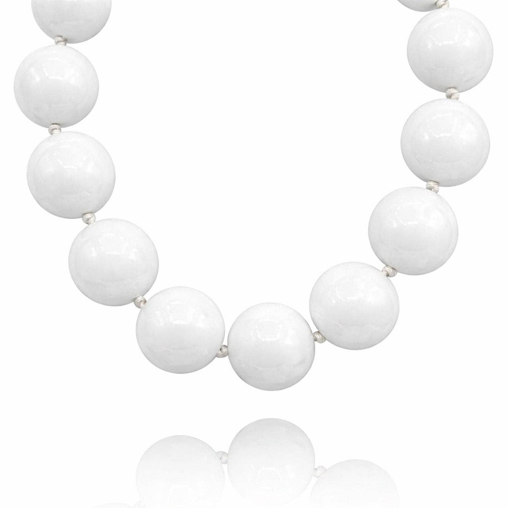 Lucy White Gumball Necklace