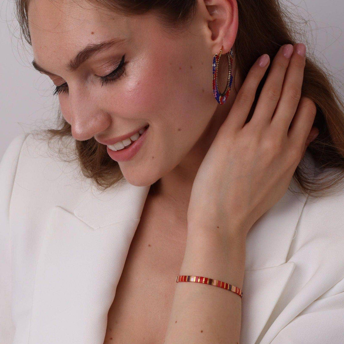 KOSS-Joy - Bracelet de perles: L/XL (17-20 cm)