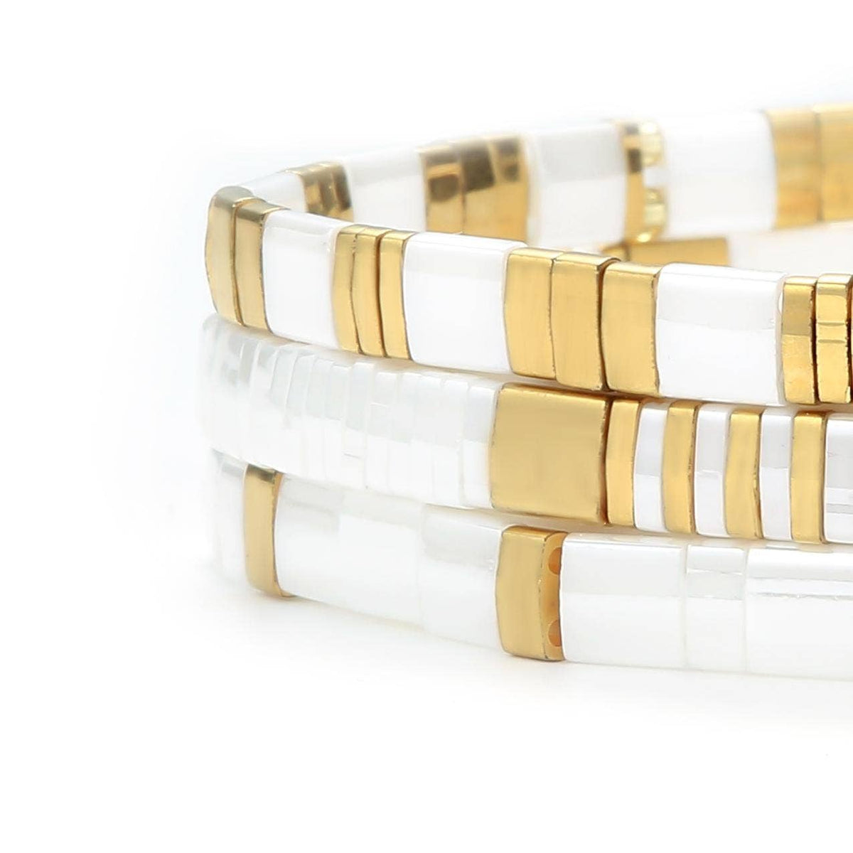 KOSS-Parure Gotha - Bracelets de Perles (Pour Lui): M (17-20 cm)