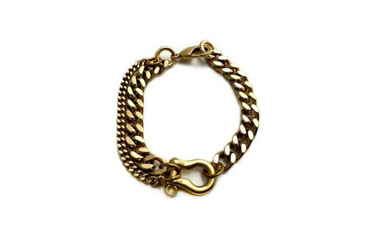 RN-CHAIN: DUO SHACKLE BRACELET